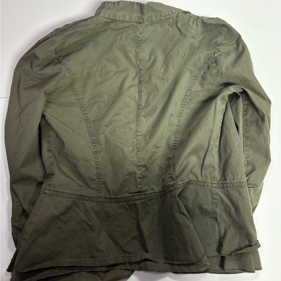 304. Maurices Green Khaki Utility Jacket - Picture 6 of 6
